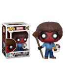 Detalhes do produto pop marvel 319 deadpool as bob ross 30865