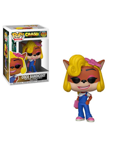 Detalhes do produto pop crash bandicoot 419 coco bandicoot 33917