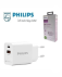 cel acs fonte philips 18w usb usb c c type c - Foto 4
